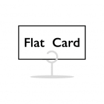 Flat card